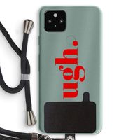 Ugh: Pixel 5a 5G Transparant Hoesje met koord