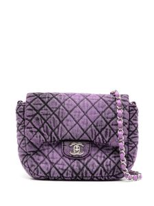 CHANEL Pre-Owned mini sac porté épaule Classic Flap - Violet