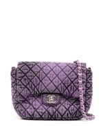 CHANEL Pre-Owned mini sac porté épaule Classic Flap - Violet - thumbnail