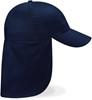 Beechfield CB11b Junior Legionnaire Style Cap - French Navy - One Size