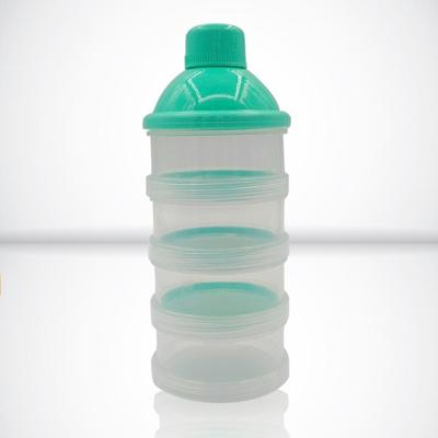 Draagbare melkpoeder formule dispenser voedsel container opslag Feeding box voor baby (groen)