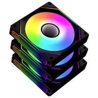 Xigmatek Infinity G20A PC-ventilator Zwart (b x h x d) 120 x 25 x 120 mm Incl. LED-verlichting