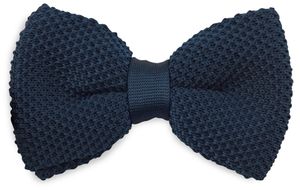 Sir Redman SRBOWTIE24004 Gebreide Strik - Donkerblauw