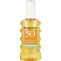 Biodermal Hydra plus transparante zonnespray SPF50 Biodermal Hydra plus transparante zonnespray SPF50