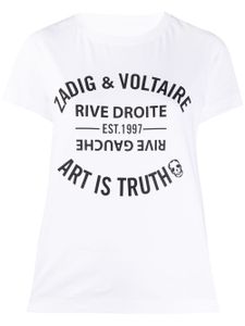 Zadig&Voltaire t-shirt Walk Blason - Blanc