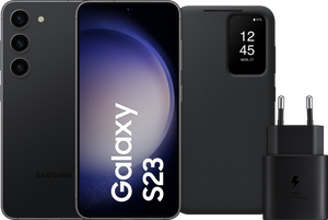 Samsung Galaxy S23 128GB Zwart 5G + Accessoirepakket