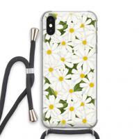 Summer Daisies: iPhone XS Transparant Hoesje met koord