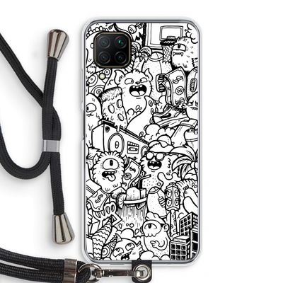 Vexx City #2: Huawei P40 Lite Transparant Hoesje met koord