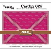 Crealies • cardzz dubbele envelopkaart rechthoekig
