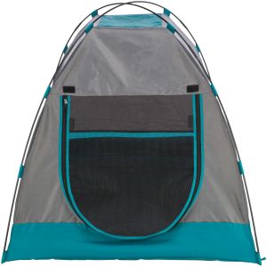 Trixie tent voor honden donkergrijs / petrol 110x80x75 cm