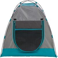 TRIXIE TENT VOOR HONDEN DONKERGRIJS / PETROL 110X80X75 CM - thumbnail