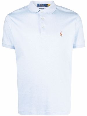 Polo Ralph Lauren polo à logo Polo Pony brodé - Bleu