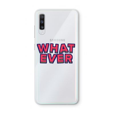 Whatever: Samsung Galaxy A70 Transparant Hoesje