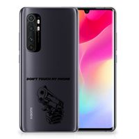 Xiaomi Mi Note 10 Lite Silicone-hoesje Gun Don't Touch My Phone - thumbnail