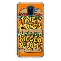 Big Macs Bigger Dreams: Samsung Galaxy A6 (2018) Transparant Hoesje