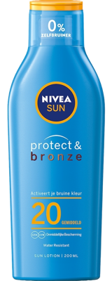Nivea Sun Protect & Bronze Zonnemelk SPF20