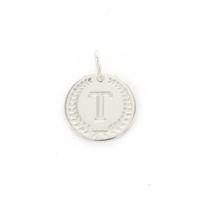Imotionals Ronde Kettinghanger Letter T Zilver