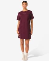 HEMA Damesnachthemd Everyday Bordeauxrood (bordeauxrood)