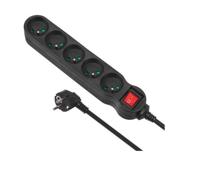 Maclean MCE185 power uitbreiding 5 m 5 AC-uitgang(en) Binnen Zwart