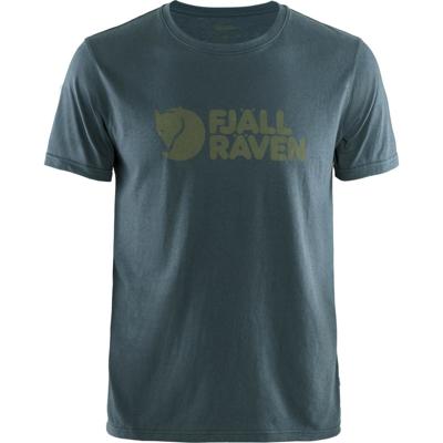 Fjallraven Logo Heren T-shirt Navy XL