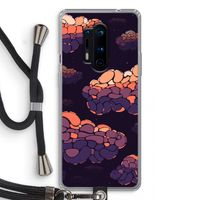 Patroon Wolken: OnePlus 8 Pro Transparant Hoesje met koord