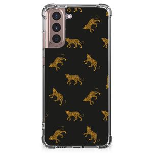 Case Anti-shock voor Samsung Galaxy S21 Plus Leopards