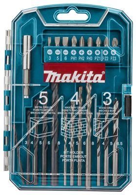 Makita Accessoires Boor-/schroefbitset 22-delig - P-44002 - P-44002