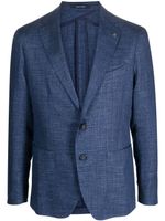 Tagliatore blazer à simple boutonnage - Bleu