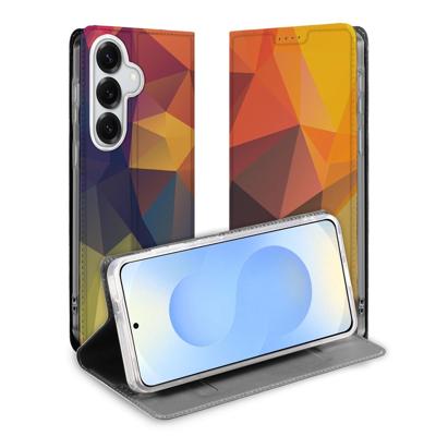 Bookcase Hoesje Samsung Galaxy S26 Polygon Color