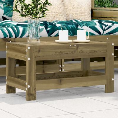 Tuinvoetenbank 62x30x32 cm gempregneerd grenenhout