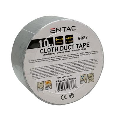 Entac Reparatietape 50mm rol 10m grijs - 4139552