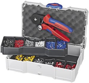 Knipex Assortiment adereindhulzen | 1251 delig 0,50-10,00 mm² | krimptang | in systainer | 1 stuk - 97 90 09