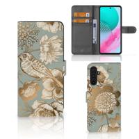Hoesje voor Samsung Galaxy M54 Vintage Bird Flowers