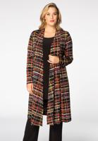 Yoek Cardigan CHECK long | Multi | Maat 46/48