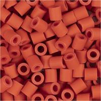 NABBI Biobeads van , afm 5x5 mm, gatgrootte 2,5 mm, medium, lichtrood, 1000 stuk/ 1 doos