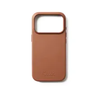 Mujjo Volledig lederen hoesje iPhone 17 Pro - Tan