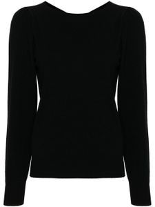 TWINSET pull à découpes - Noir