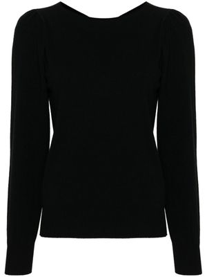 TWINSET pull à découpes - Noir