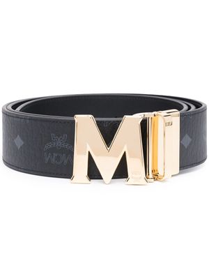 MCM ceinture Claus M à design réversible - Noir