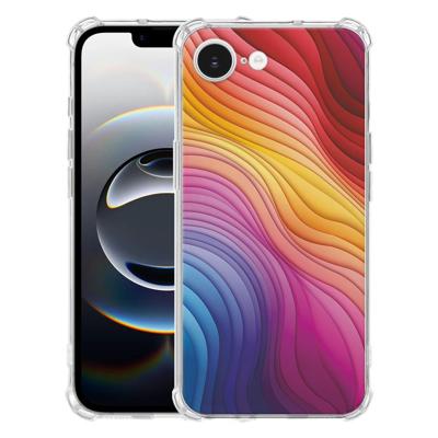Apple iPhone 16e Hoesje - Regenboog TPU Antishock