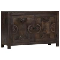 Dressoir met gesneden ontwerp 110x35x70 cm massief mangohout