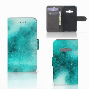 Hoesje Samsung Galaxy Xcover 3 | Xcover 3 VE Painting Blue
