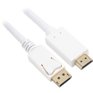 Displayport 1.2 > HDMI kabel, 1 meter Adapter