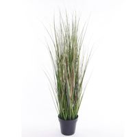 Kunstplant groen gras sprieten 65 cm. - thumbnail