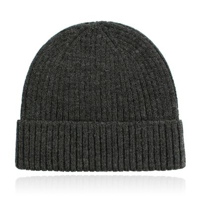 Classic Beanie Muts Dames - Dark Grey