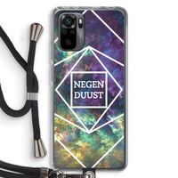 Negenduust ruimte: Xiaomi Redmi Note 10 Pro Transparant Hoesje met koord
