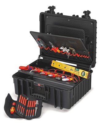 Knipex Gereedschapskoffer "Robust34" Elektro | 11-delig - 00 21 36