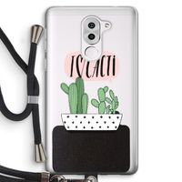 I love cacti: Honor 6X Transparant Hoesje met koord