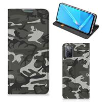 OPPO A52 | A72 | Hoesje met Magneet | Army Light