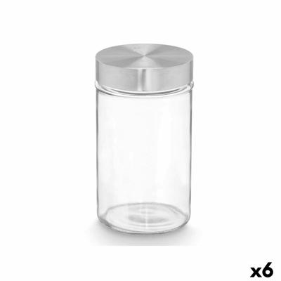 Tin Vivalto Transparant Zilverkleurig 1 L (6 Stuks)
